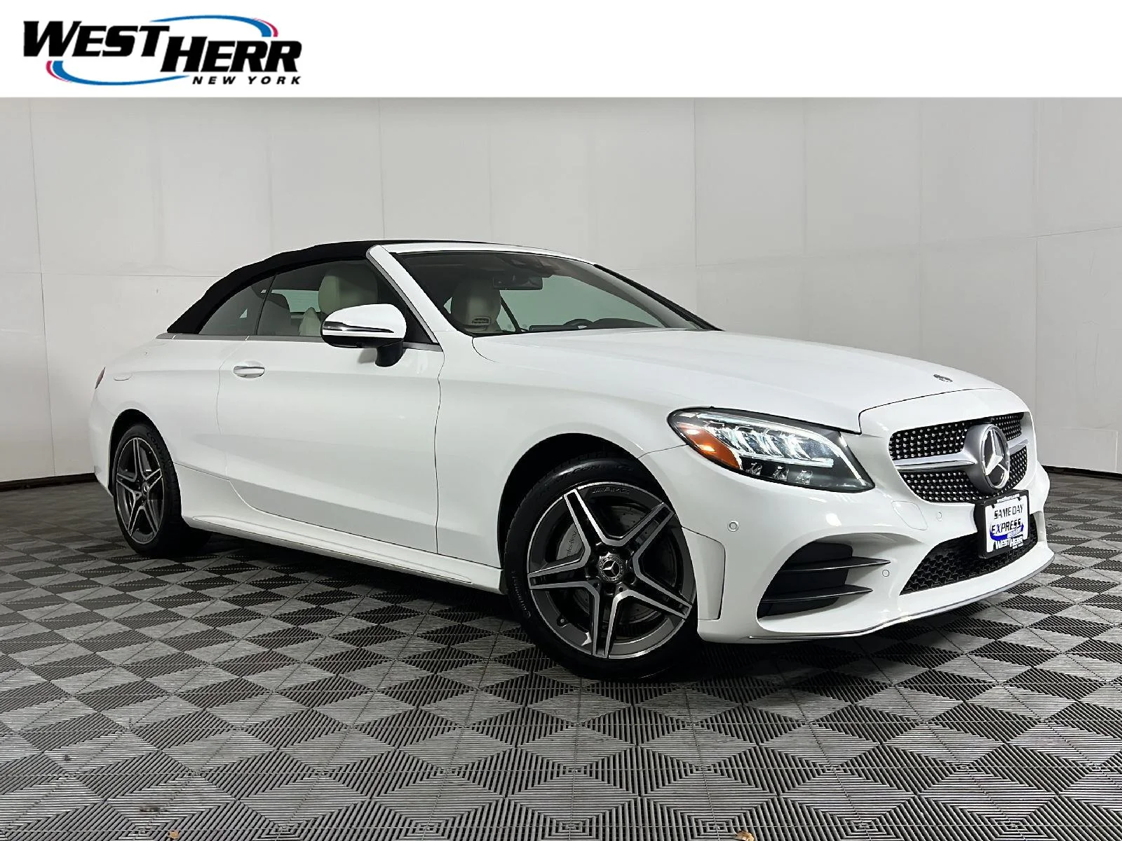 Used 2020 Polar White Mercedes-Benz C 300 image 1