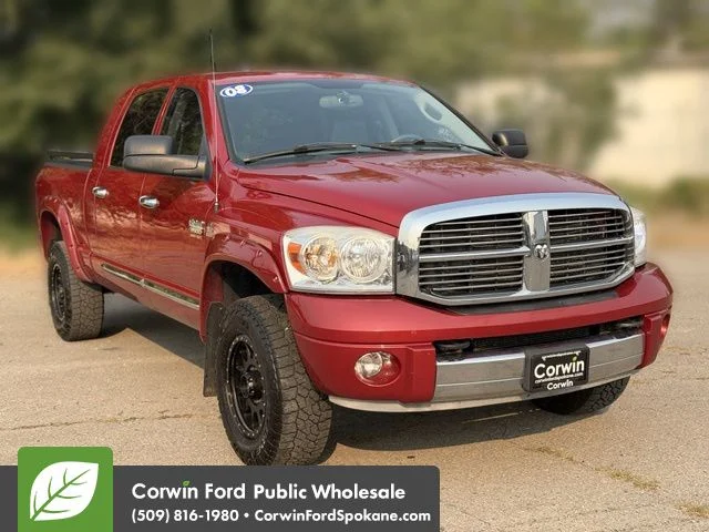 Used 2008 Red Dodge Laramie image 1
