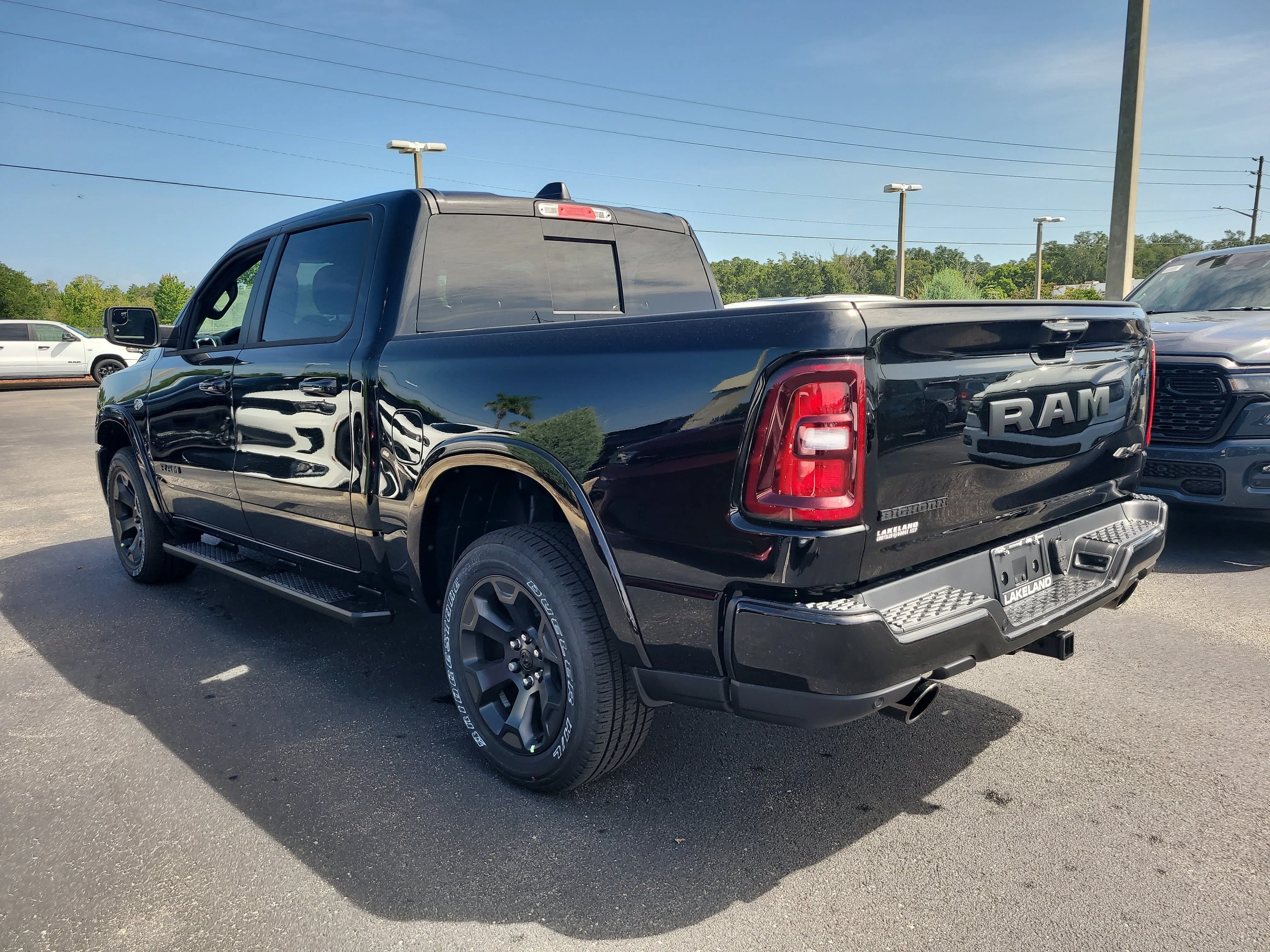 New 2026 Diamond Black Crystal Pearlcoat RAM Big Horn image 8