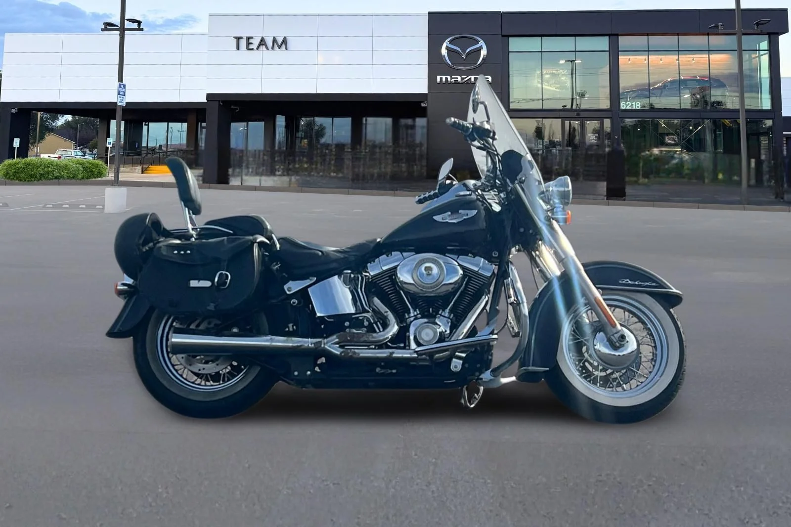 Pre-Owned 2010 Harley-Davidson soft tail deluxe bike in Caldwell