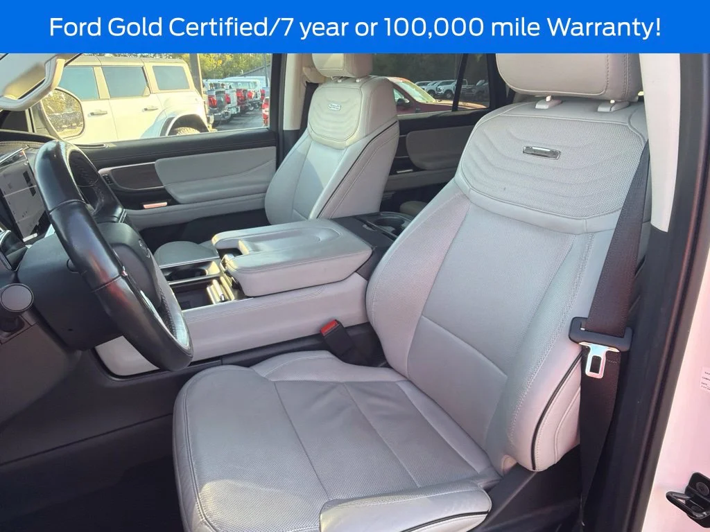 Certified Used 2025 White Ford Platinum image 24