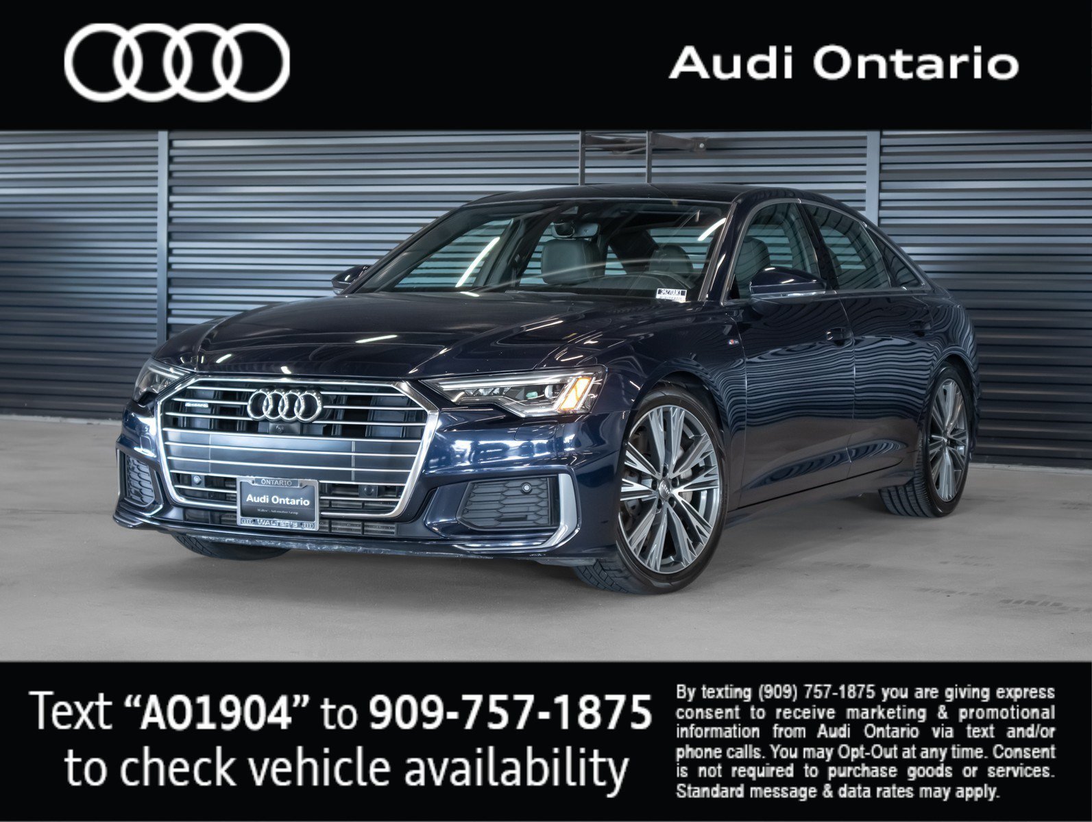 Used 2019 Firmament Blue Metallic Audi Premium Plus image 1