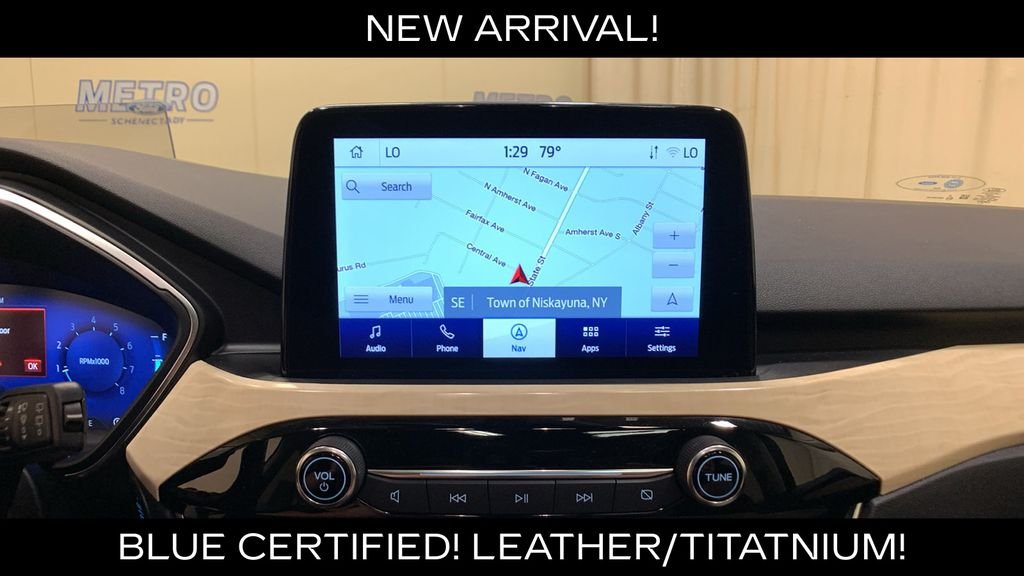 Certified Used 2022 White Metallic Ford Titanium image 41
