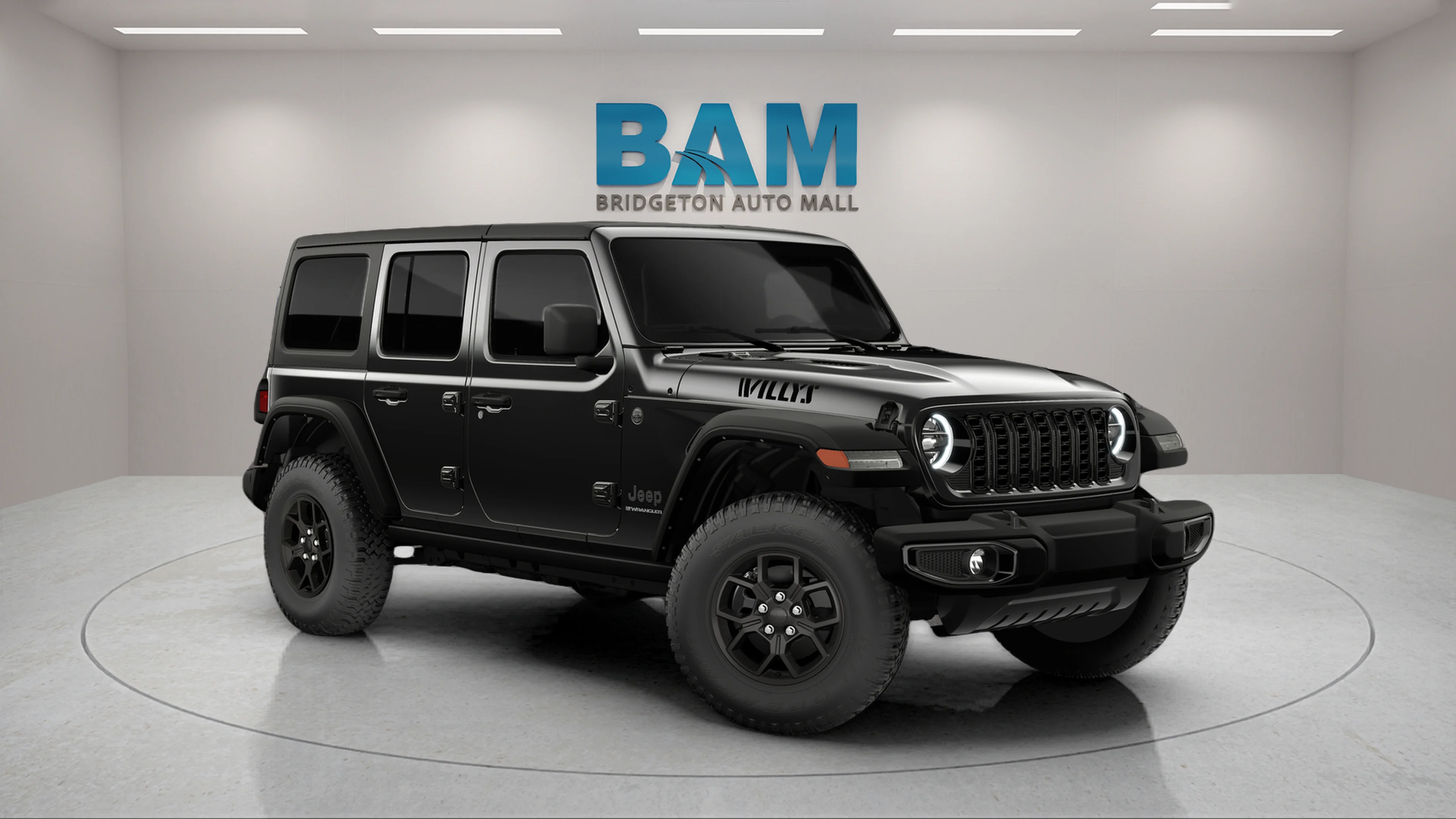 New 2026 Black Clearcoat Jeep Willys image 1