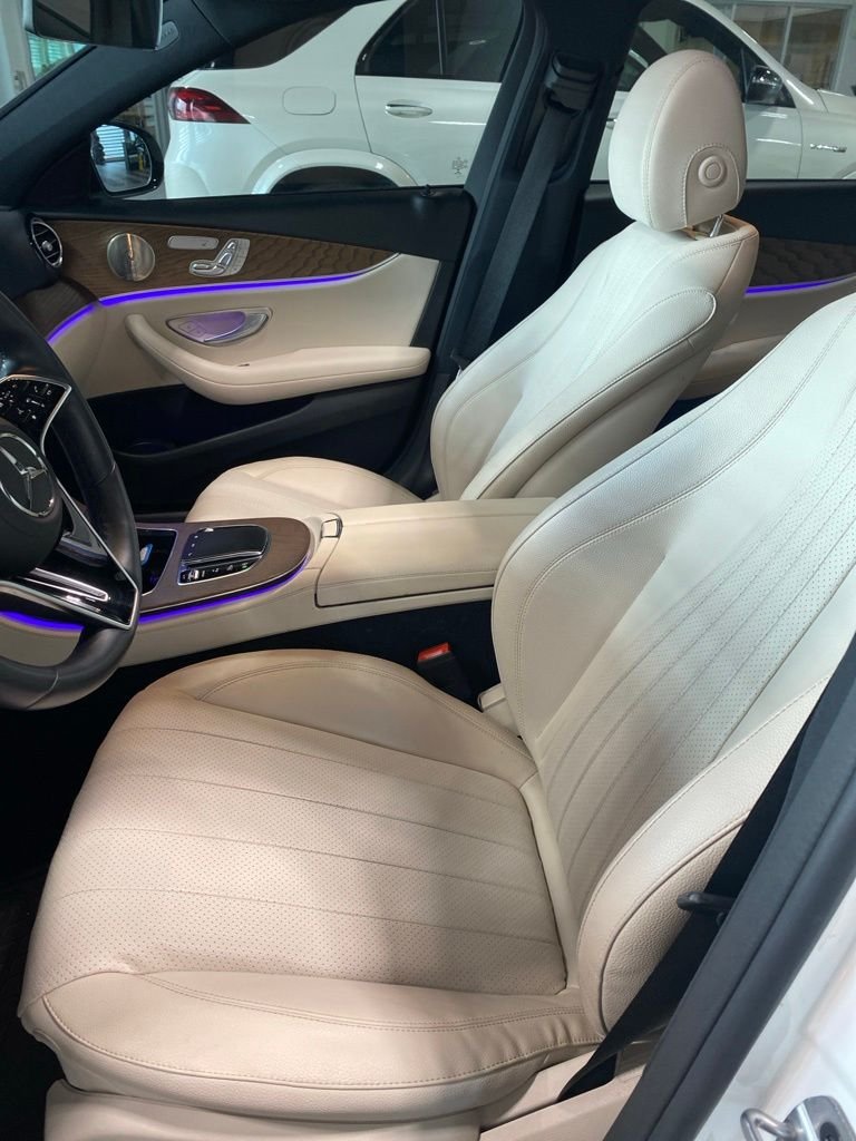 Certified Used 2022 Polar White Mercedes-Benz E 350 image 4