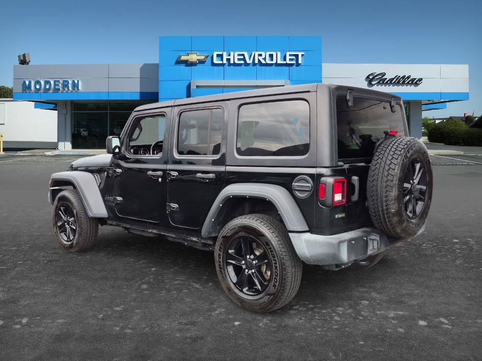Used 2021 Black Clearcoat Jeep Unlimited Sport Altitude image 3