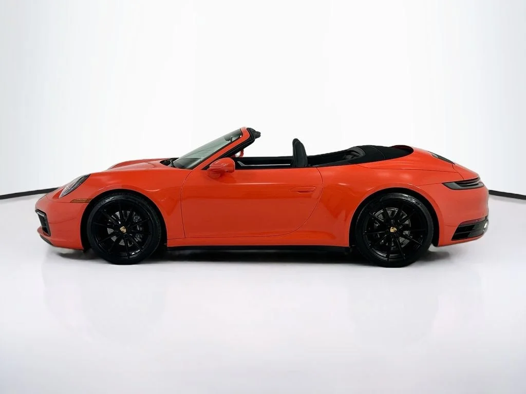 Used 2021 Lava Orange Porsche Carrera image 8