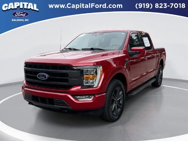 Used 2023 Red Ford Lariat image 1