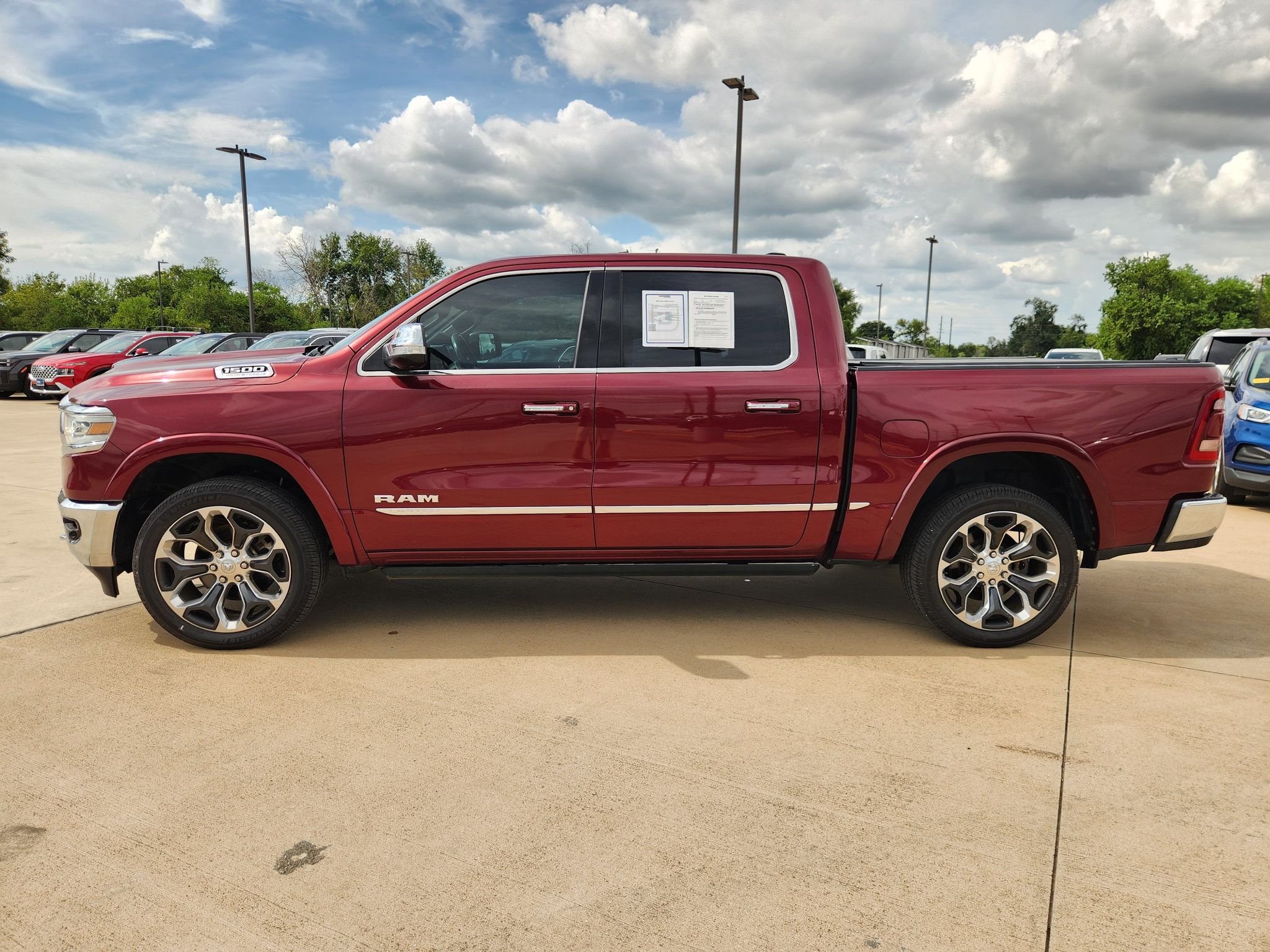 Used 2021 Delmonico Red Pearlcoat Ram Limited image 6
