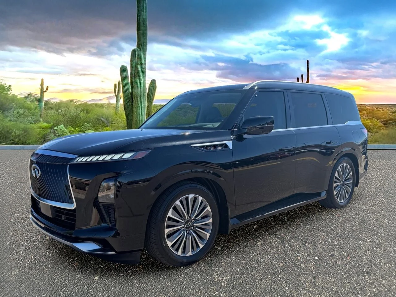 New 2027 BLACK OBSIDIAN INFINITI Luxe 4WD image 8