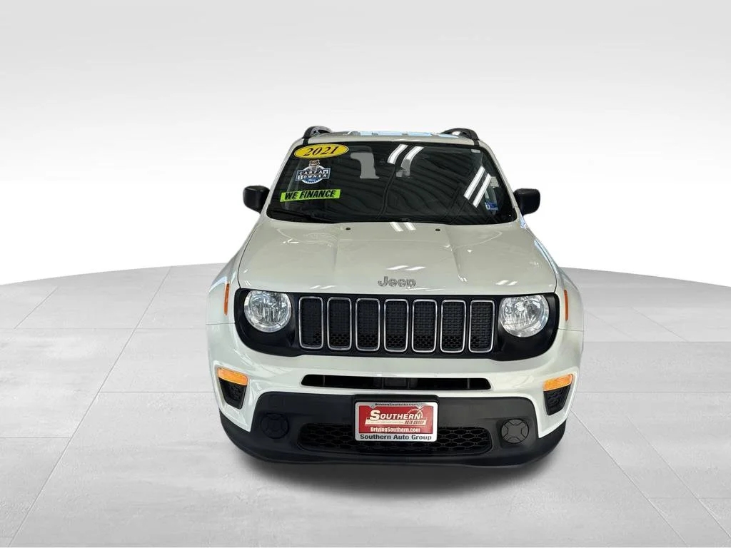 Used 2021 White Jeep Sport image 13