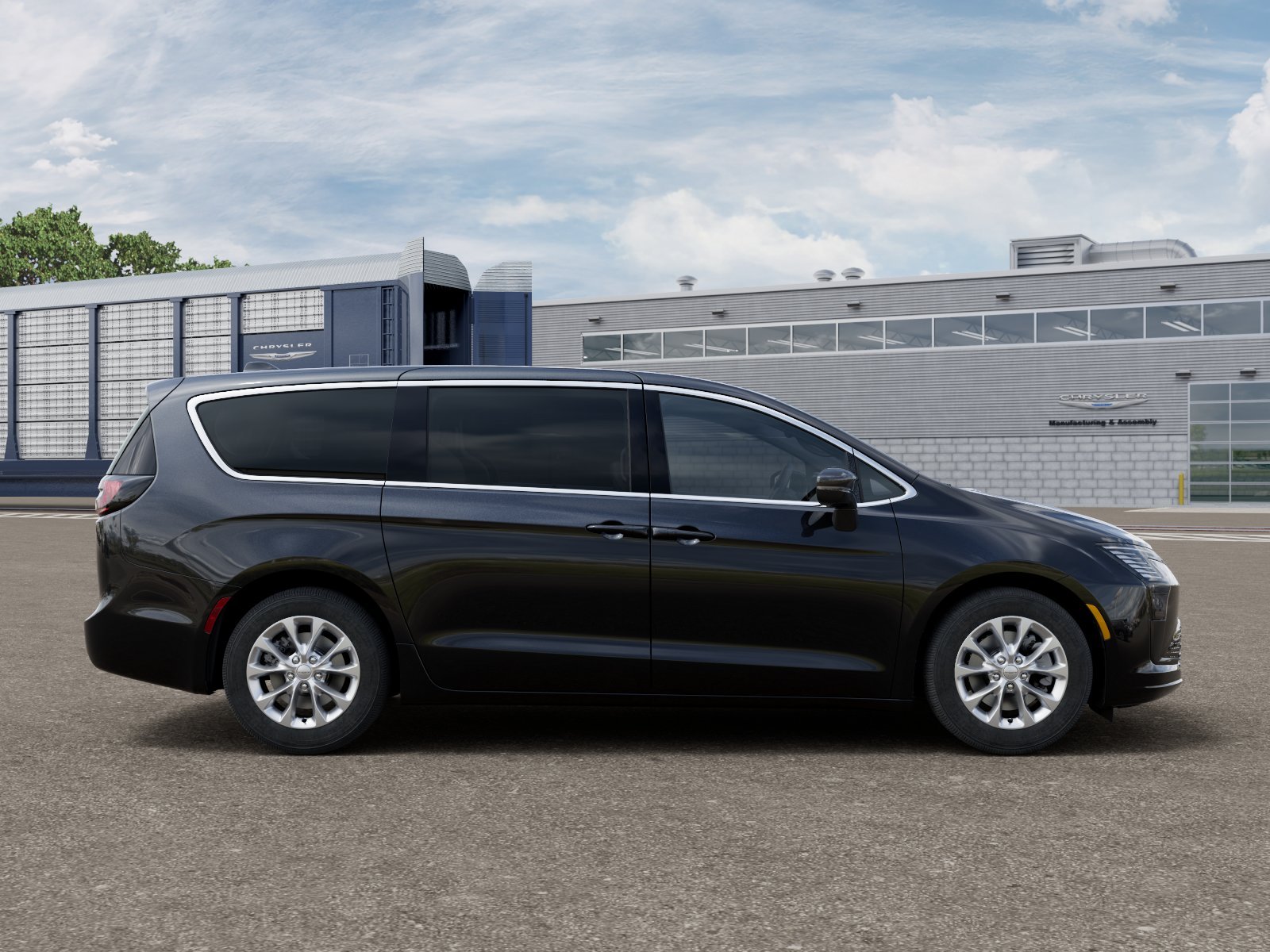 New 2027 Diamond Black Crystal Pearl-Coat Exterior Paint Chrysler Select image 12