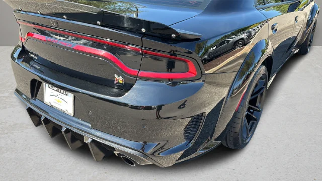 Used 2022 Black Dodge R/T Scat Pack Widebody image 36