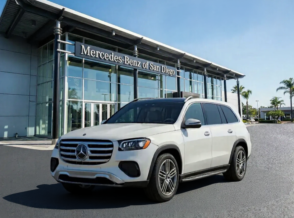 New 2026 Polar White Mercedes-Benz GLS 450 image 1