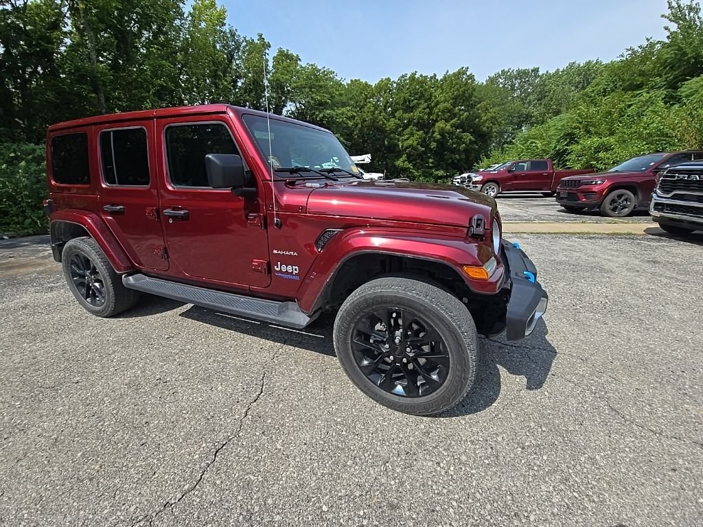 Used 2022 Red Jeep Unlimited Sahara 4xe image 10
