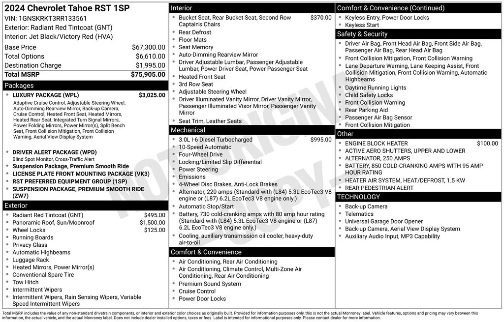 Used 2024 Red Chevrolet RST image 37