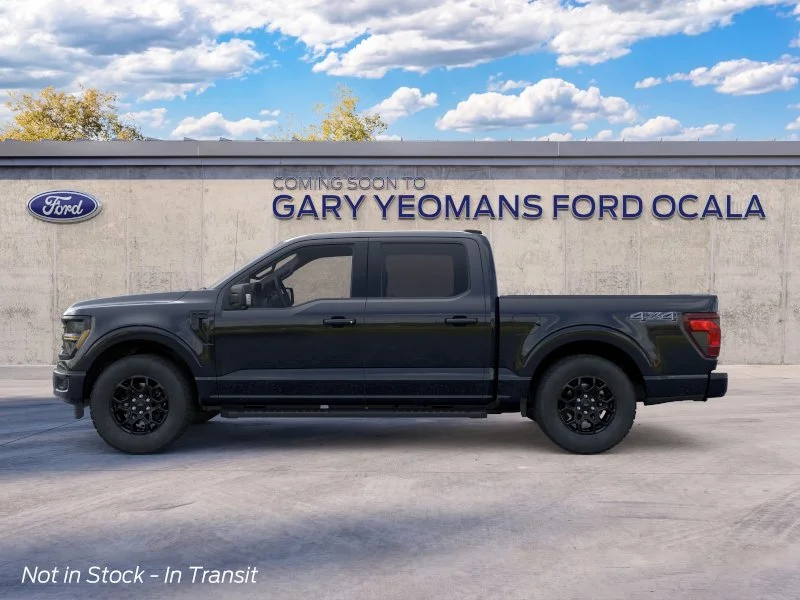 New 2026 Agate Black Metallic Ford XLT image 3