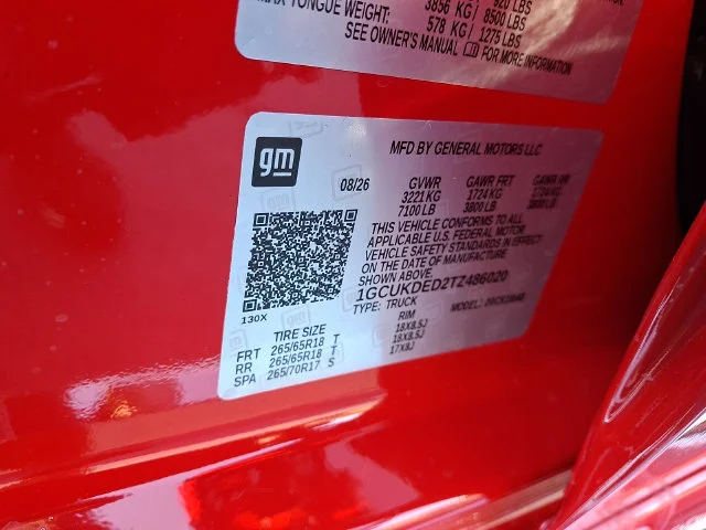 New 2026 Red Chevrolet LT image 20