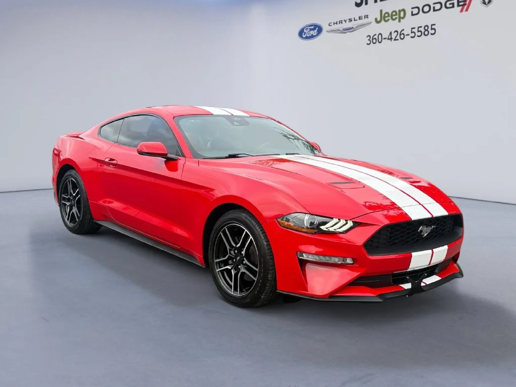 Used 2021 Race Red Ford EcoBoost Premium image 8