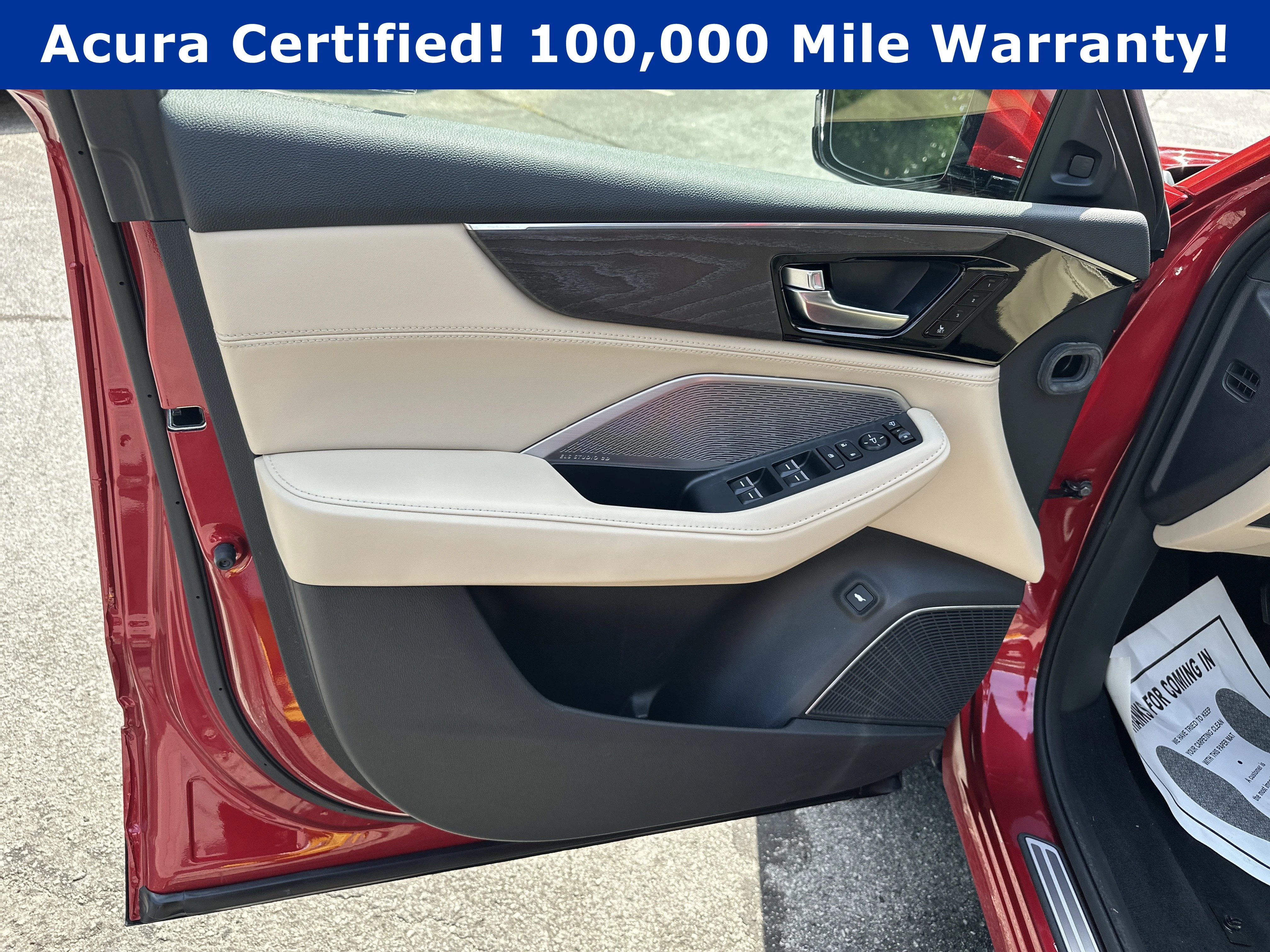 Certified Used 2023 Performance Red Pearl Acura SH-AWD ADVANCE image 10