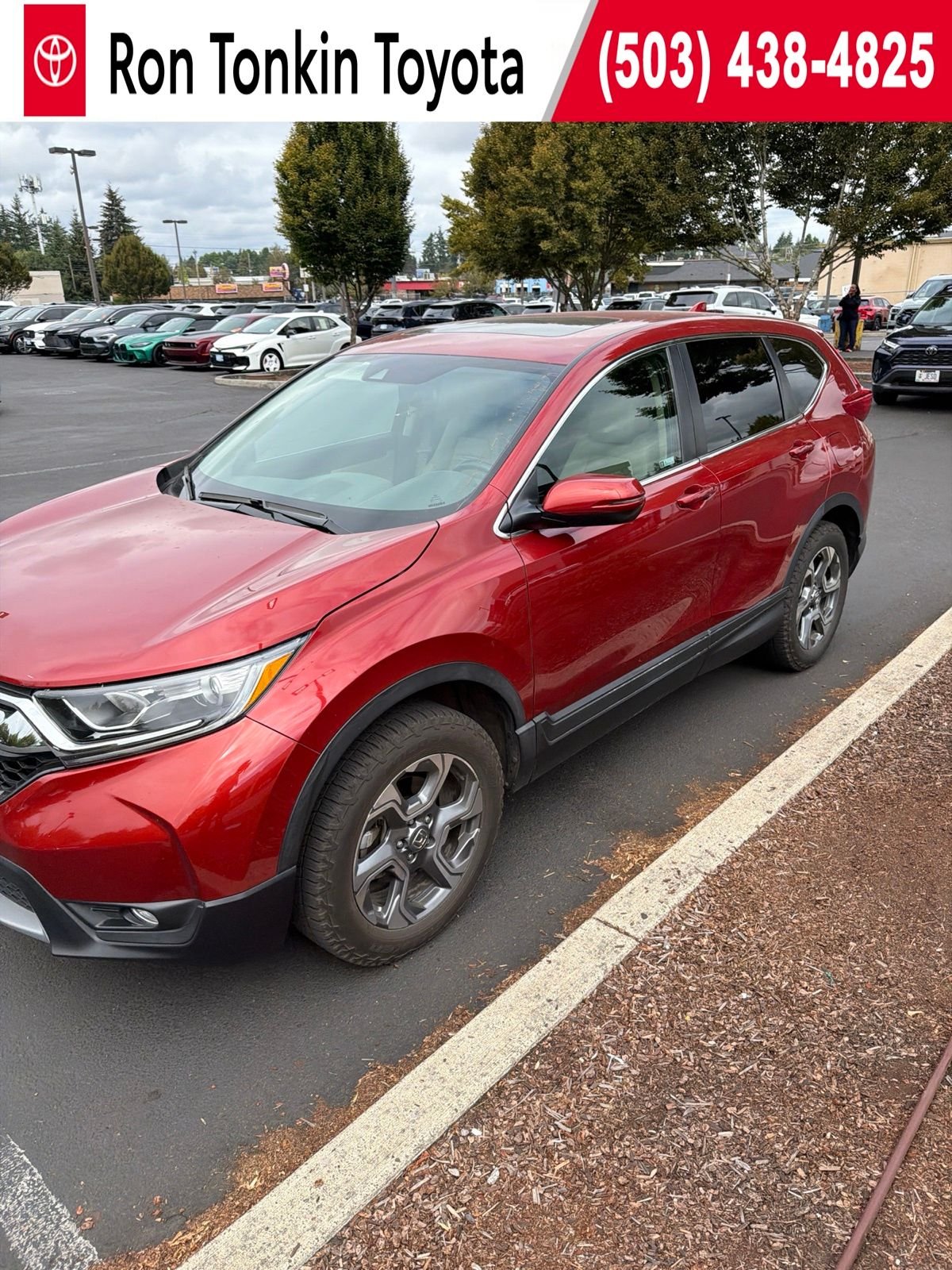 Used 2018 Molten Lava Pearl Honda EX-L image 1