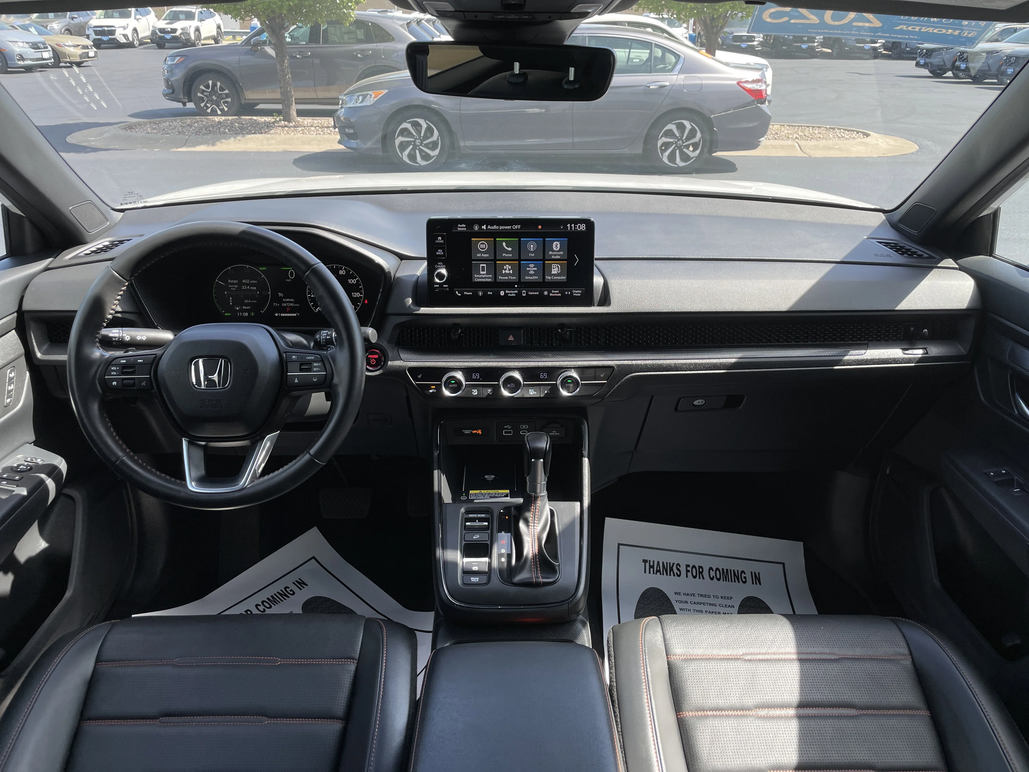 Certified Used 2025 Platinum White Pearl Honda HYBRID AWD SPORT-L image 16