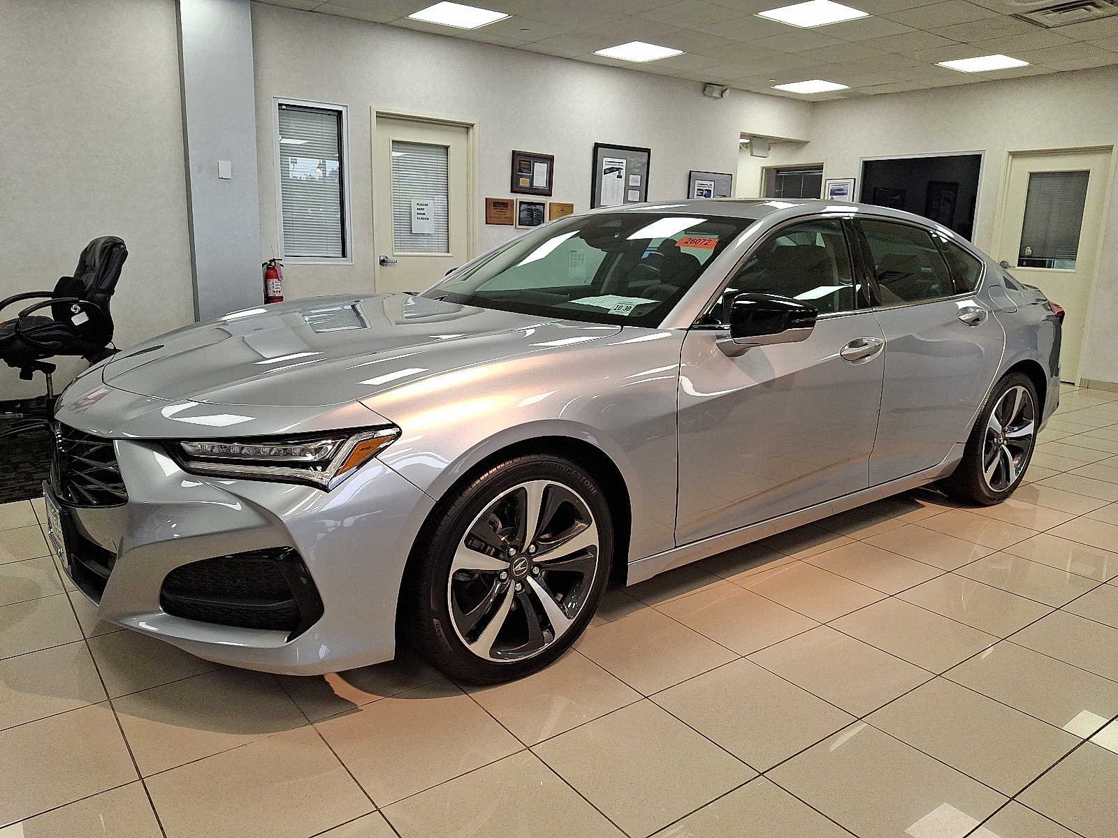Certified Used 2025 Lunar Silver Metallic Acura TECH image 2