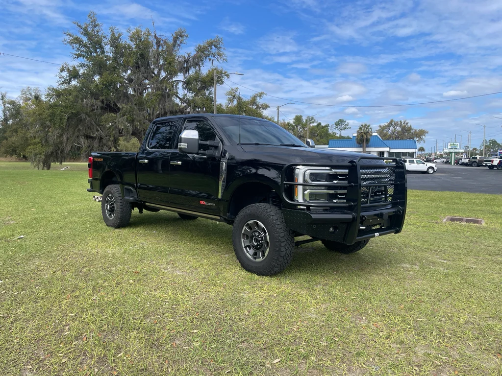 Used 2024 Black Ford Platinum Crew 4x4 H/O w/Tremor pkg image 7