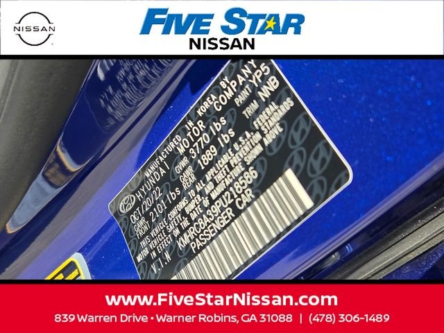 Used 2023 Blue Hyundai Limited image 17