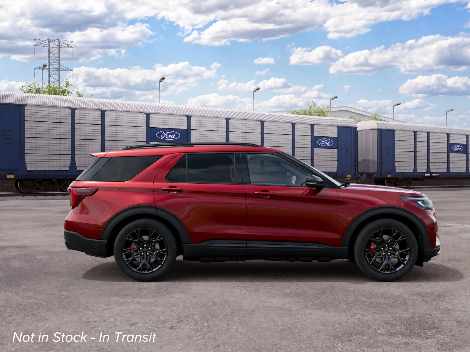 New 2027 Ruby Red Metallic Tinted Clearcoat Ford ST image 5