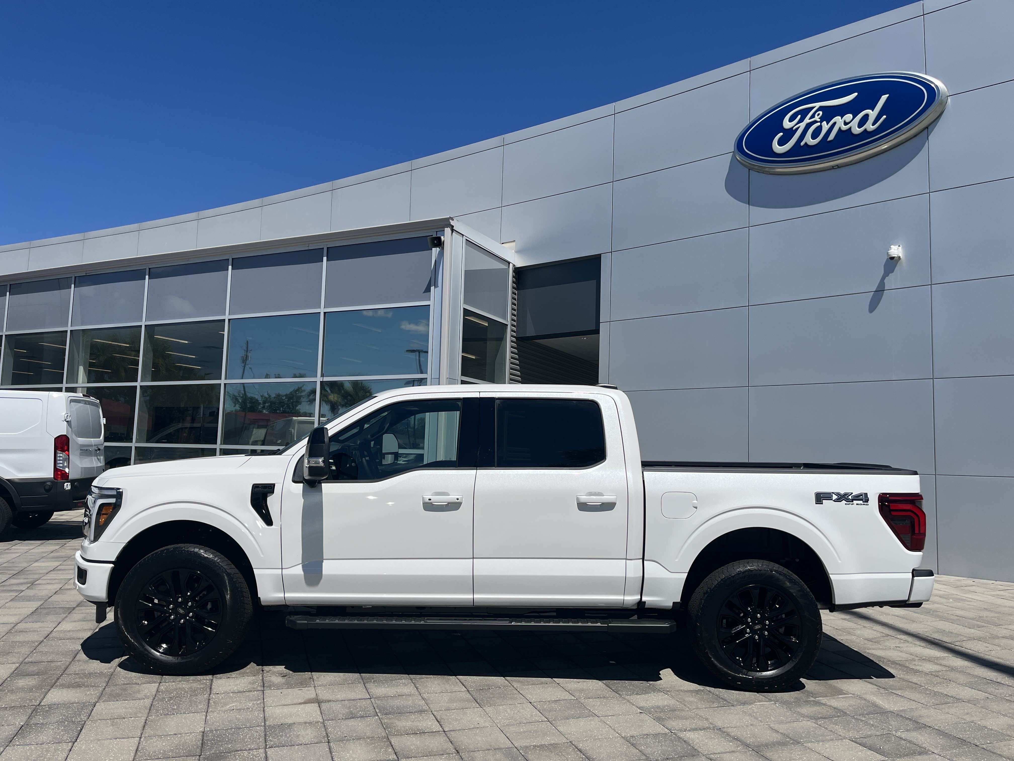 New 2026 Star White Metallic Tri-Coat Ford Lariat® image 3