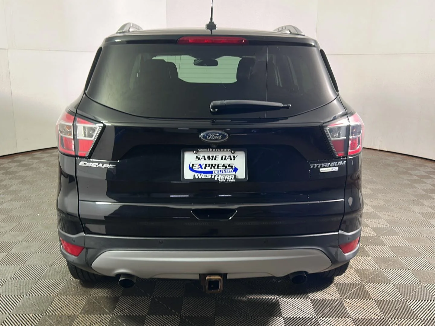 Used 2018 Shadow Black Ford Titanium image 12