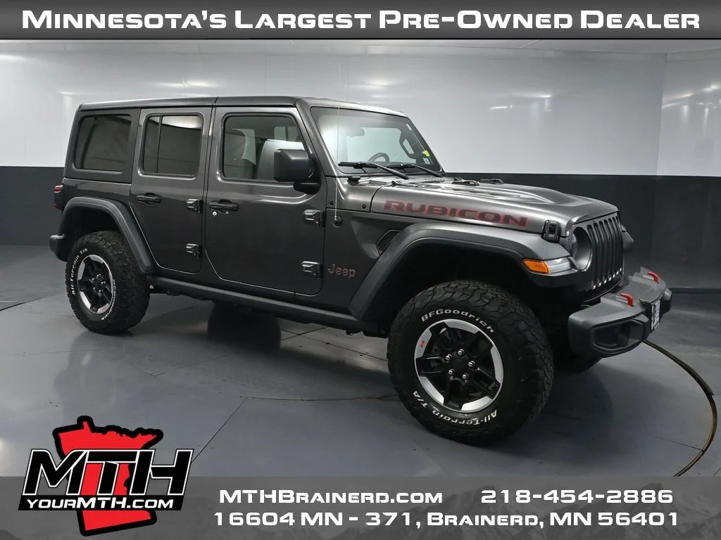 Used 2020 Gray Jeep Unlimited Rubicon image 1
