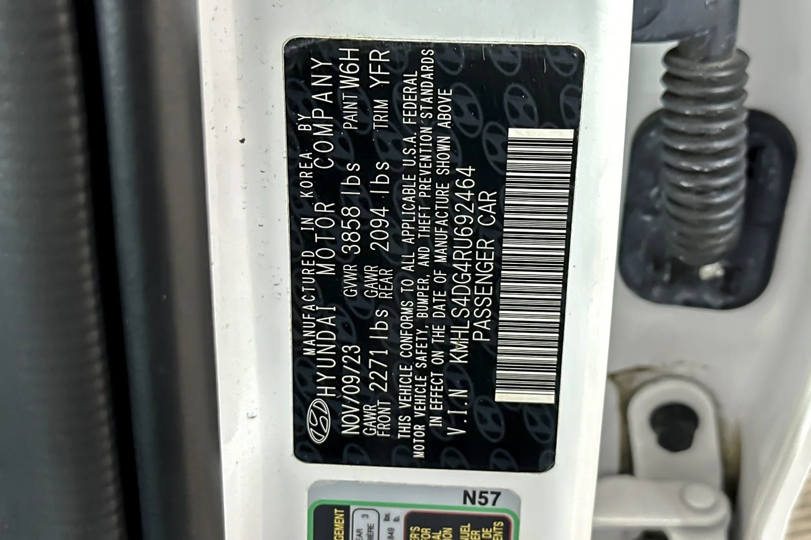 Used 2024 WHITE Hyundai SEL IVT image 27
