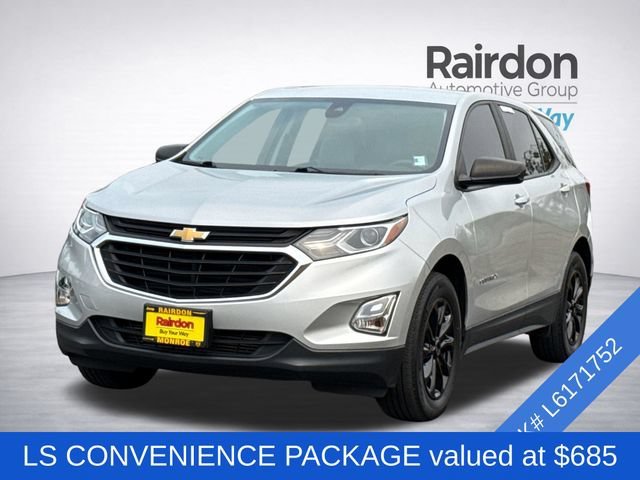 Used 2020 Chevrolet Equinox LS with VIN 2GNAXHEV3L6171752 for sale in Monroe, WA