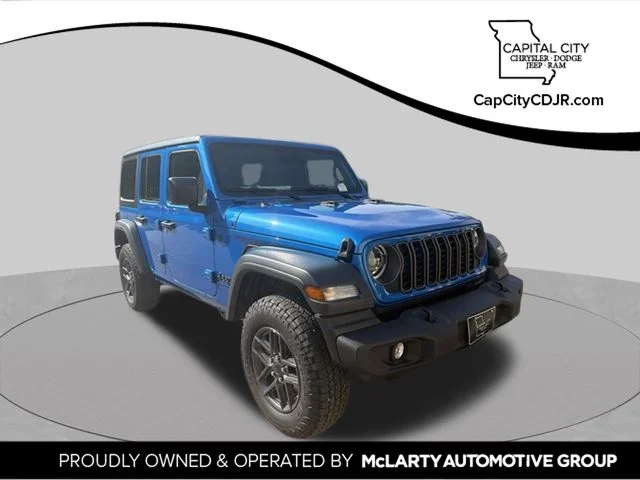 New 2026 Hydro Blue Pearlcoat Jeep Sport S image 1