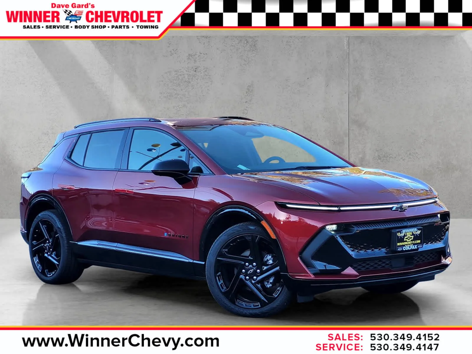 New 2025 Radiant Red Tintcoat Chevrolet RS image 1
