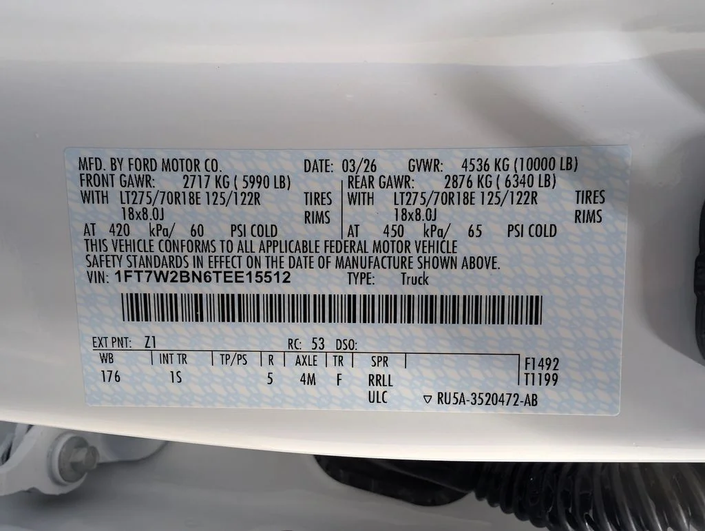 New 2026 Oxford White Ford F-250® XL image 32