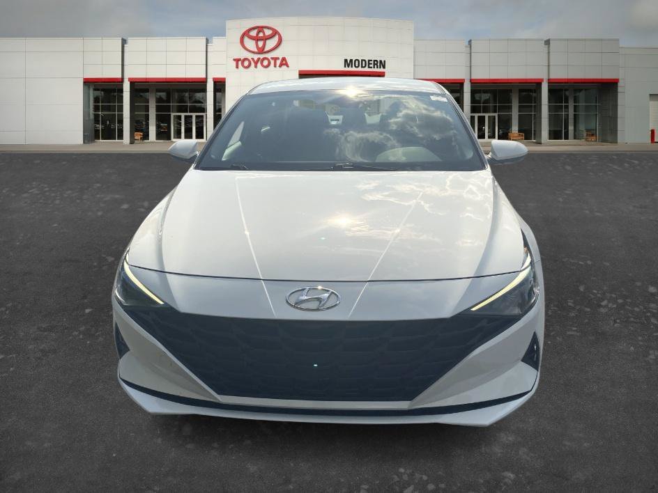 Used 2023 Lunar White Hyundai Blue image 2