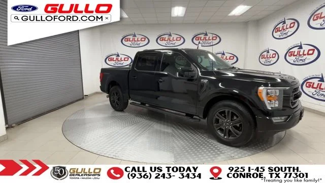 Certified Used 2022 Black Metallic Ford XLT image 2