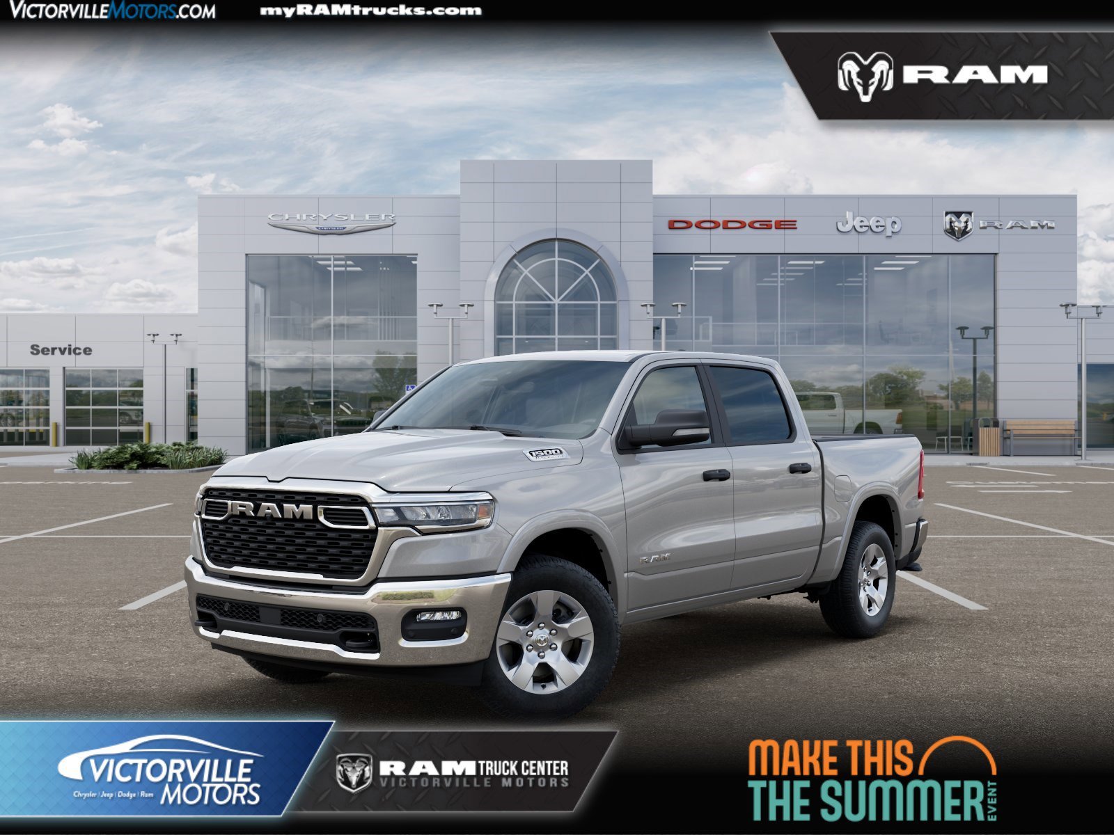 New 2026 Silver Zynith Exterior Paint RAM Big Horn/Lone Star image 1