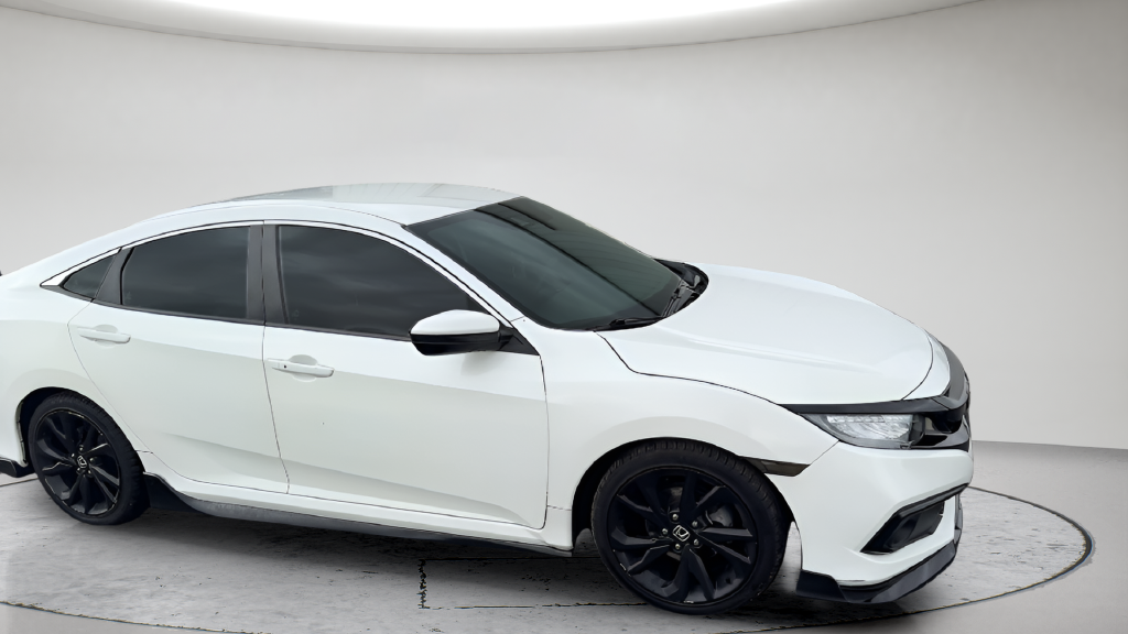 Used 2021 White Honda Sport image 4