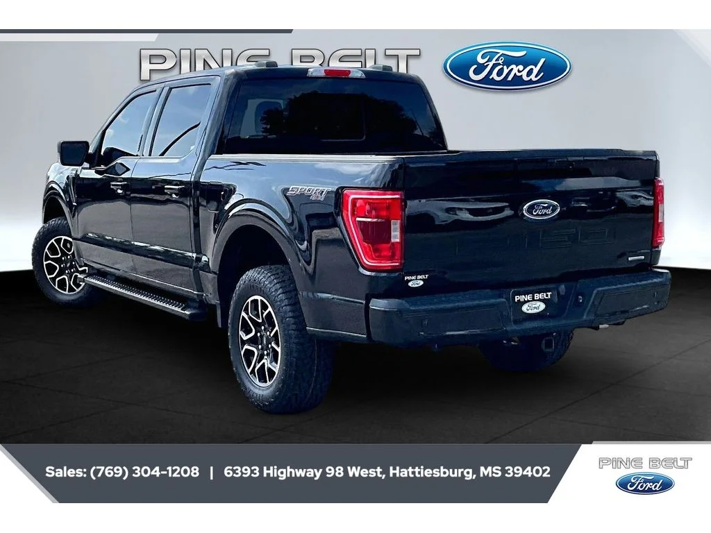 Certified Used 2023 Agate Black Metallic Ford XLT image 2