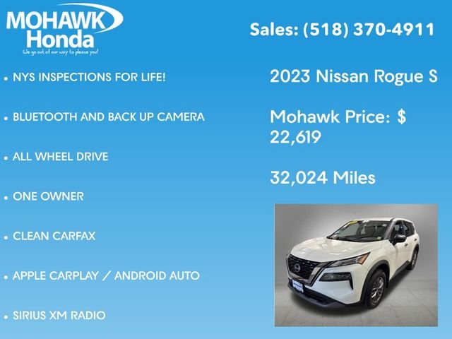 Used 2023 Glacier White Nissan S image 7