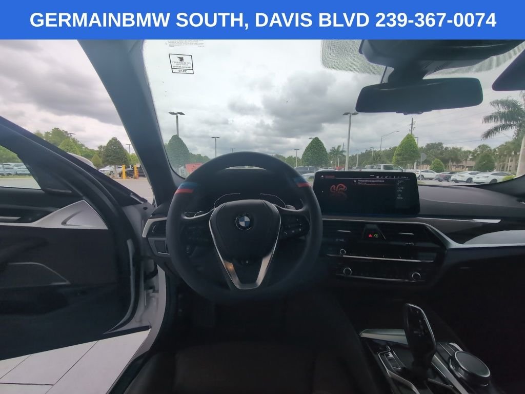 Certified Used 2023 Mineral White Metallic BMW 540i xDrive image 18