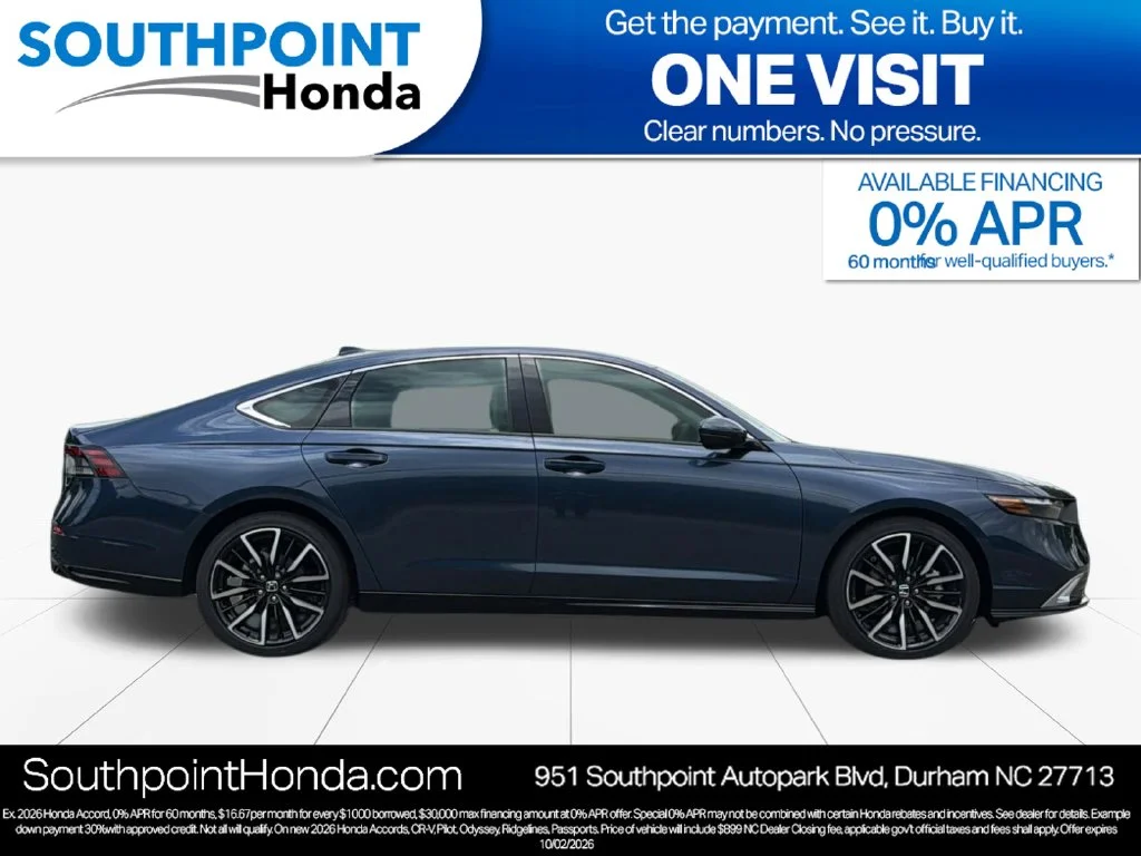 New 2026 Canyon River Blue Metallic Honda Touring image 2