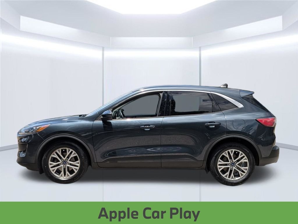 Used 2022 Blue Metallic Ford SEL image 2