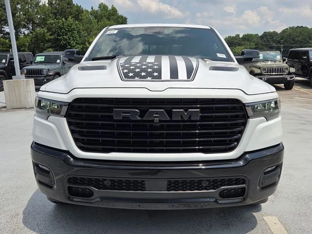 New 2026 Bright White Clear-Coat Exterior Paint RAM Laramie image 2