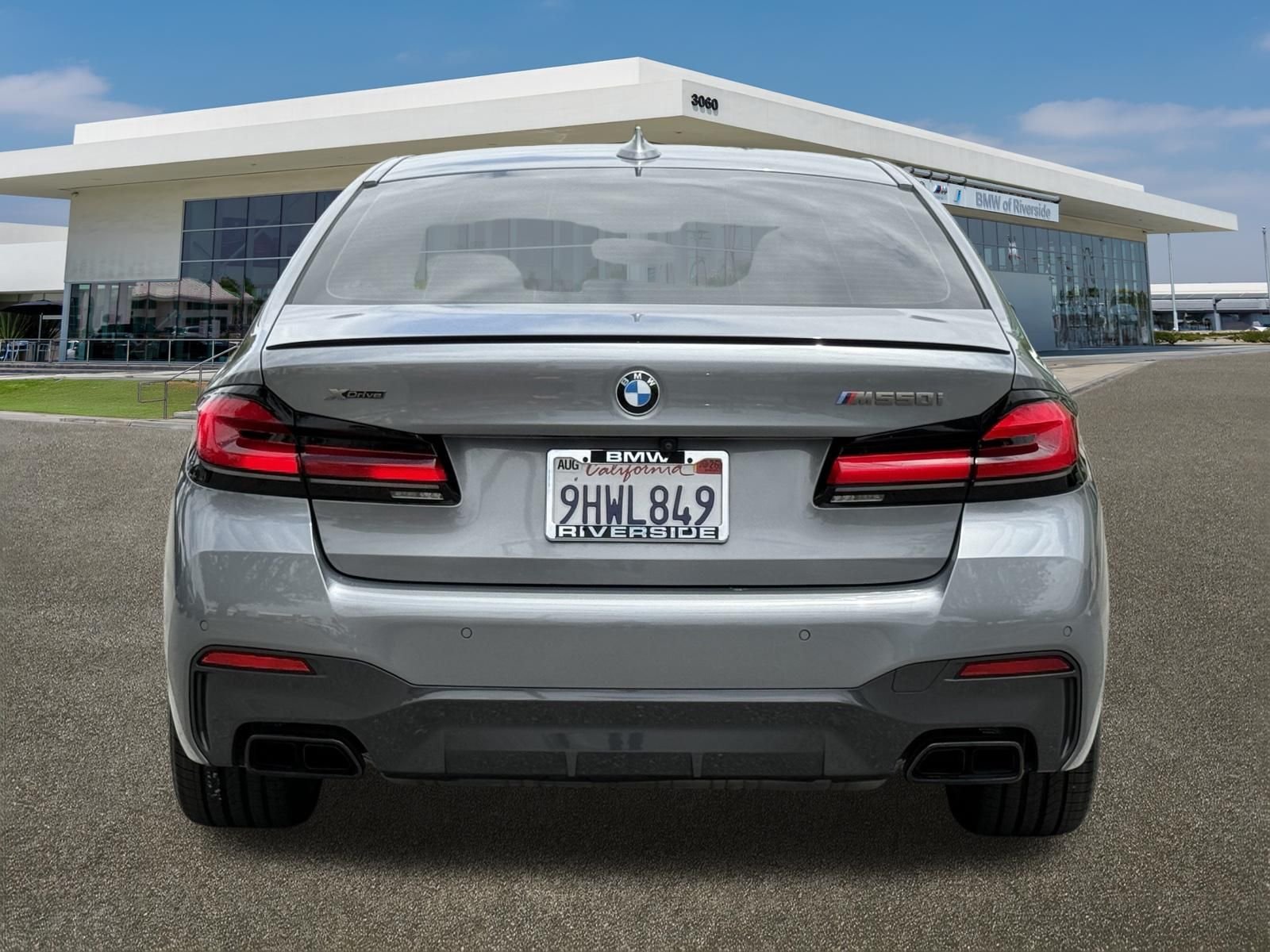 Certified Used 2023 Skyscraper Grey Metallic BMW M550i xDrive image 9