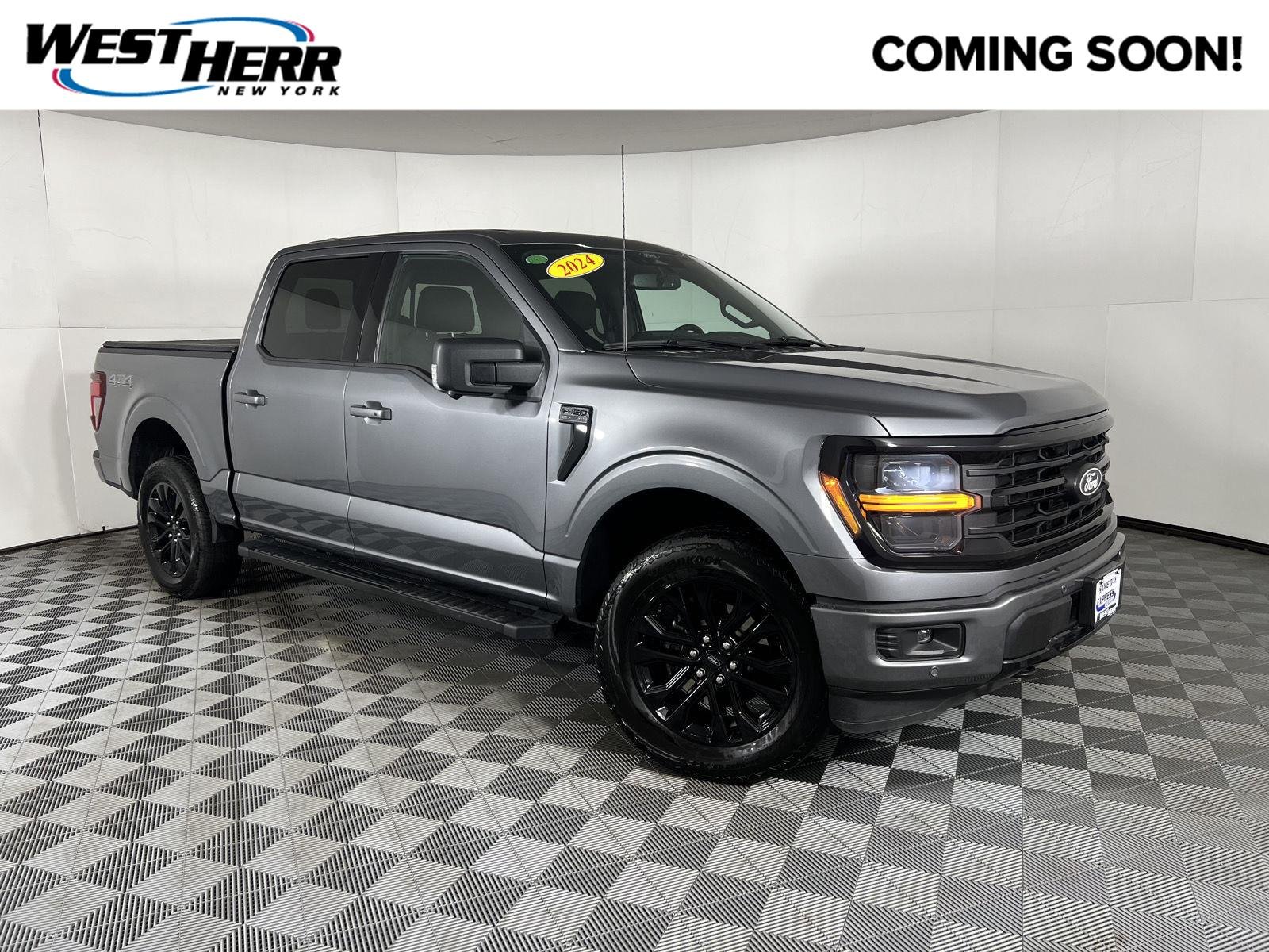 Used 2024 Carbonized Gray Ford XLT image 1